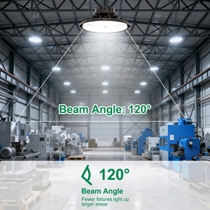 Lampe industrielle <span class=keywords><strong>200W</strong></span> 3CCT SMD2835 Puce Super Lumineuse IP65 Étanche LED Haute Baie Lampe pour Usine Entrepôt Garage Atelier - Product Image 4