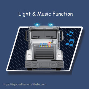 Modelo de Caminhão Contêiner RC em Escala 1:12 com Controle Remoto 9Ch 2.4G com Luzes e Música - Product Image 5