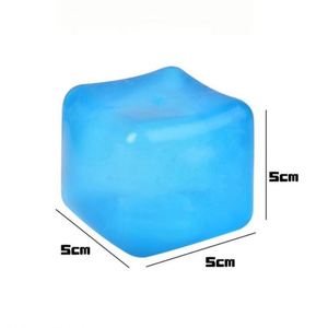 Hot Selling Ice Cube Squishy Toys Square Shape Cube Stress Relief <b>Squeeze</b> <b>Ball</b> Sensory Toys - Product Image 1