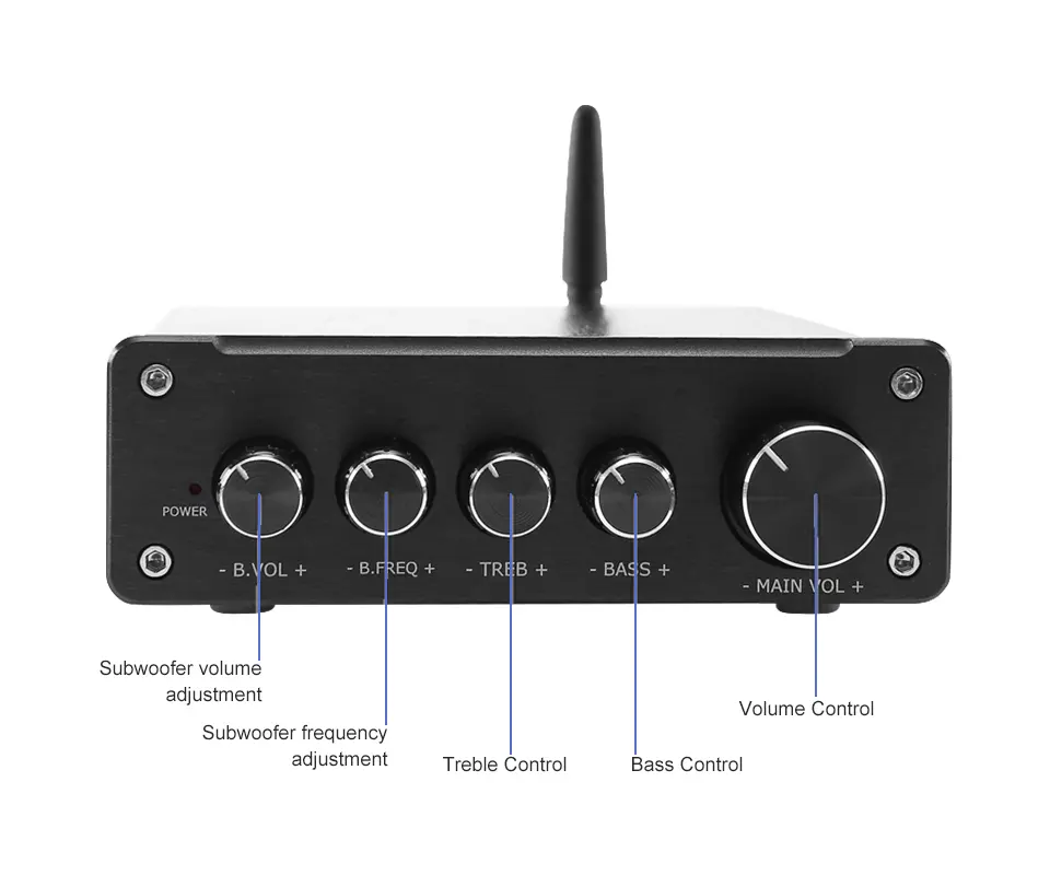Sabhradl Nouvelle mise à niveau TPA3255 Subwoofer Active Speaker