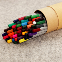 12/18/24/couleurs boîte en fer blanc emballage artistes crayon de couleur ensemble haut trempage bois crayons de couleur