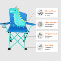 Chaise pliante portable ultralégère pour enfants, idéale pour la randonnée, les pique-niques, la pêche, la plage, le camping et le jardin