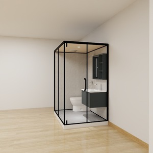 Salle <span class=keywords><strong>de</strong></span> bain intégrée - avec toilettes, douche, séparation sec-humide. Nous pouvons le réaliser en fonction <span class=keywords><strong>de</strong></span> dessins ou d'échantillons fournis - Product Image 1