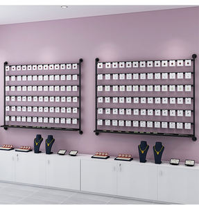 आधुनिक रचनात्मक गहने डिस्प्ले स्टैंड दीवार-माउंटेड गहने भंडारण रैक धातु असर प्रदर्शन रैक - Product Image 6