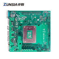 Placa base Zunsia Mini ITX 2 Lan 6COM 4 * SATA 12th 13th Gen LGA 1700 B660 H670 DDR5 X86 placa base Industrial Mini-ITX para quiosco