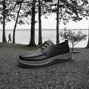 Nuevos Modelos 2026: Zapatos Clásicos de Hombre Tipo Loafer para Caminar, de Cuero Genuino, con Cordones, Estilo Casual de Negocios, Soporte de Arco, Ligeros - Product Image 3