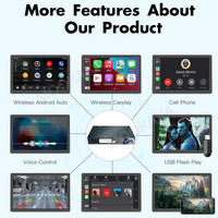 MOOKAKA pour Acura MDX 2014-2017 Boîtier d'interface Linux Adaptateur CarPlay sans fil Module Android Auto CarPlay Décodeur Radio de voiture