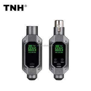 نظام محول ميكروفون لاسلكي TNH UM- U1 Proefessional UHF XLR مع جهازي إرسال للميكروفون الديناميكي - Product Image 1