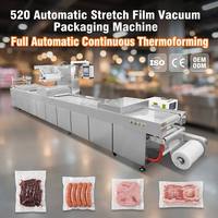 Commerciële grote fruit- en groenteverpakkingsmachine met dubbele kamer vacuümverpakking