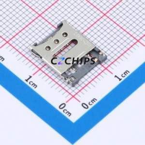 HYCW241-SIM06-140B SIM Card Connector SMD Connector Flip Cover Type Nano SIM Card Card Holder With Card Detection - Product Image 1