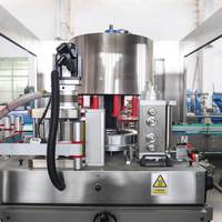 Machine d'étiquetage de bouteilles PET liquides linéaires OPP Colle thermofusible entièrement automatique