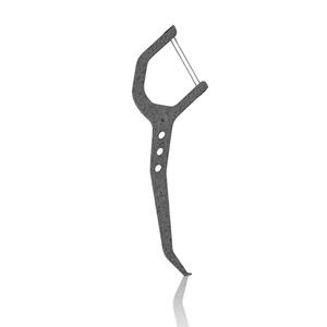 Çevre dostu biyobozunur diş diş ipi ucuz tek kullanımlık ağız bakımı buğday samanı plastik çubuk özel etiket ile - Product Image 4