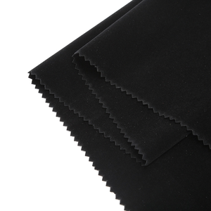 <span class=keywords><strong>Tissu</strong></span> <span class=keywords><strong>de</strong></span> velours noir <span class=keywords><strong>Tissu</strong></span> <span class=keywords><strong>de</strong></span> flocage en gros - Product Image 1