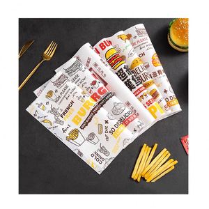 กระดาษห่ออาหารเคลือบแว็กซ์คุณภาพสูง สีสันสดใส ขนาด 30 ซม. เกรดสำหรับอาหาร ย่อยสลายได้ พร้อมโลโก้สำหรับอาหาร - Product Image 2