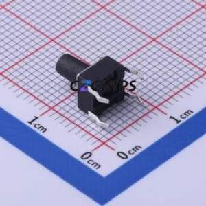 TS-1002-AR09026 Tactile Switch Through hole Component (THT),6x6mm Switch Single Pole Single Throw Round Button 2.6N Through Hole - Product Image 2
