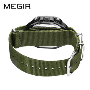 Montre à quartz pour homme, bracelet en cuir multifonctionnel décontracté pour affaires, chronographe - Product Image 4