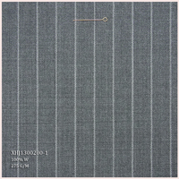 Tissu de costume en laine mérinos 100%, tissu de laine peignée écologique à rayures organiques pour costumes sur mesure pour hommes, teint en fil