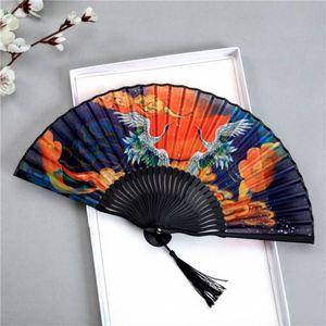 Abanico Plegable de Bambú Hecho a Mano al Estilo Chino, Ideal para Bodas, Bailes, Regalos Empresariales y Fiestas - Product Image 3