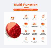 Traceur GPS 4G pour feux arrière de véhicule, homologué FCC DOT, pour camions et remorques, alertes de survitesse, étanche IP67 GT06