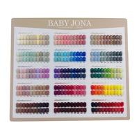 Baby Jona Pastel Neutrals Nouveaux Styles Tendance 150 Couleurs Imperméables Mat Morandi Macaron Kit de Vernis à Ongles Gel pour Ongles en Gel