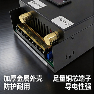 JINGRUIAN 1500W Adjustable DC <b>Switching</b> Power Supply 220V to 0-<b>12V</b> 24V 48V Digital Display High Power LED - Product Image 4