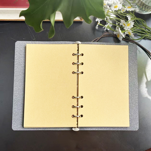 A6 handmade máy tính xách tay 160 có thể thay thế các trang lưu niệm hoàn hảo cho các cuộc họp của công ty với cây cọ hoàng hôn lưới như nước PR - Product Image 5