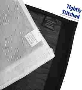 Sac à linge durable, écologique et réutilisable en polyester et coton, avec cordon de serrage, fermeture éclair, pliable, design en maille, tissu élégant pour le lavage - Product Image 2