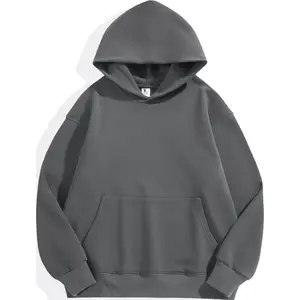 Wholesale Plain Hoodies 480gsm Polar Fleece Blank Custom Cotton Heavy High Quality Stringless Hoodie Manufacturer 480 Gsm Hoodie