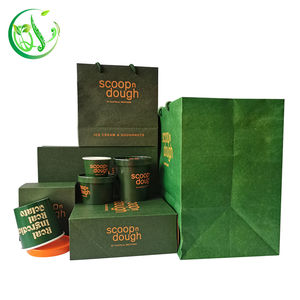 Taza de papel desechable Biodegradable profesional, envase de 3oz, 4oz, 12oz, con tapa y cuchara, venta al por mayor, China - Product Image 3