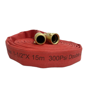 Manguera Contra Incendios de 30 m, 1.5 Pulgadas, 17 Bares, Revestimiento de PU Rojo, Material EPDM con Certificación UL, Doble Cubierta, con Acoplamiento Americano - Product Image 4