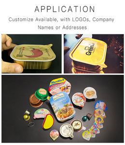 Abl 5000ml Vente en gros Boîte à lunch en aluminium Plateau de cuisson en aluminium Table à vapeur <span class=keywords><strong>jetable</strong></span> Moule en aluminium Récipient rond en étain avec couvercle - Product Image 2