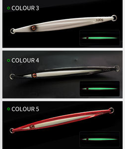 Howell OEM 60g 100g métal plomb Vertical gabarits appâts de mer vitesse automne pêche Luers eau salée brochet <span class=keywords><strong>morue</strong></span> appâts océan <span class=keywords><strong>bateau</strong></span> - Product Image 4