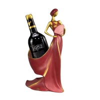 Creative Décoration Armoire à Vin Résine Lady Figurine Danseur Modèle Porte-Bouteille