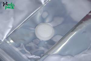 Tas kemasan biji kopi PE dasar persegi hitam 12oz 250g 500g kustom cetak dengan katup dan ritsleting - Product Image 6