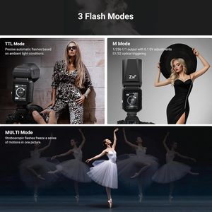 Flash cobra NEEWER Z3R 100Ws 24G TTL pour appareils photo <span class=keywords><strong>Sony</strong></span> avec écran tactile, 1/8000s HSS, 500 coups par seconde pleine puissance pour la prise de vue en continu - Product Image 6