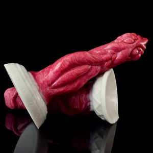 N5034 Beast <b>Dildo</b> G-Spot Friction Vaginal Massager Anal Plug Monster Muscle Line Penis Soft Silicone <b>Dildo</b> Sex Toys Wholesale - Product Image 6