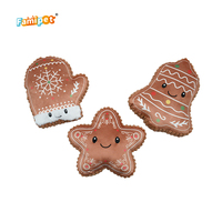 Jouet en peluche doux et froissé pour animaux de compagnie, avec couineur, thème de Noël, nouveau design, vente en gros personnalisée par le fabricant Famipet