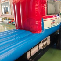 Modèle de camion gonflable en PVC imprimé UV, imperméable, publicitaire, promotionnel, personnalisé, pour l'affichage de véhicules automobiles, résistant au vent, avec pompe électrique, jouets