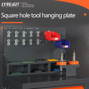 LYREIGN SDTF2DC - Banc de travail industriel robuste - Bureau de rangement en métal - Poste de travail - Banc de travail CNC - Product Image 4