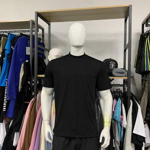 Maglietta da Golf Personalizzata con Collo Alto per Uomo, Stampa Personalizzata, Cotone Poliestere Spandex, T-Shirt Sportiva Aderente - Product Image 4
