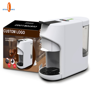 Cafetera Italiana Semiautomática de una Taza, Cafetera Americana para el Hogar, para Café Caliente o Frío, Compatible con Cápsulas - Product Image 1