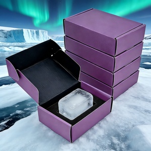 กล่องกระดาษแข็งรักษ์โลก กล่องสำหรับส่งของทางอากาศ สีตามสั่ง พร้อมแผ่น EVA ป้องกันในตัว กล่องไปรษณีย์ลูกฟูก - Product Image 1