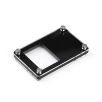 Boîte rectangulaire en acrylique pour pierres précieuses 85x55mm Lucite Bijouterie Vitrine de stockage avec vis de fixation