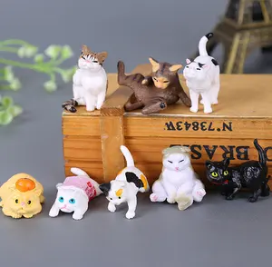 Hoge Kwaliteit Kids Collectie Stripfiguren Grote Miniatuur Kat Hond Beeldjes Anime Figuur Pvc Dieren Speelgoed