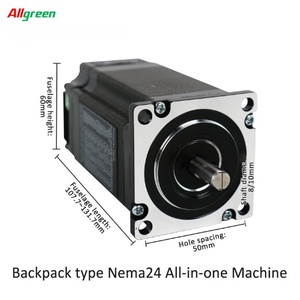 Controlador de Motores Paso a Paso Integrado de Bucle Abierto/Cerrado Nema24 de 2 Fases con Salida de Pulso/RS485 1000PPR, DC24~50V, 4.5/5/5.8A, 3/3.8/4.3N.m - Product Image 4
