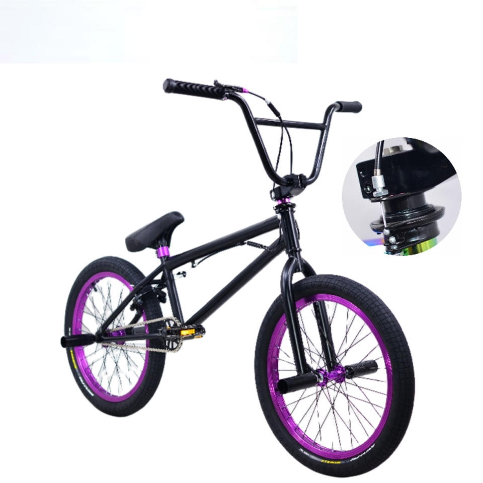 Noir mat avec violet et poignée rotative universelle