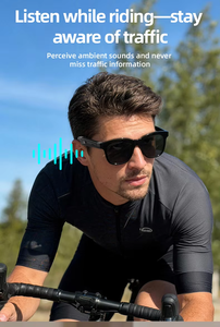 Lunettes Audio Intelligentes F09 à Verres Photochromiques avec Traduction IA et Radio FM Indépendante Deux-en-un pour les Passionnés de Cyclisme et de Course à Pied - Product Image 5