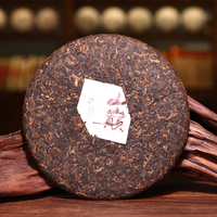 Vente directe usine en gros : Gâteau de thé Pu'er Shu fermenté naturel du Yunnan, 357g, thé Pu'er mûr pressé