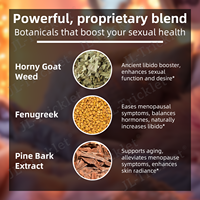 Gummies Aphrodisiaques Marque Privée Julong pour Hommes et Femmes, avec Palmier Nain, Boosters Naturels à Base de Plantes pour la Libido Féminine