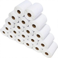 Maßgefertigte 40MM Breite Hochwertige Direkt-Thermo-Klebeetiketten mit Starker Haftung, Gestanzte Papieretiketten-Rolle, Wasserfest und Ölbeständig